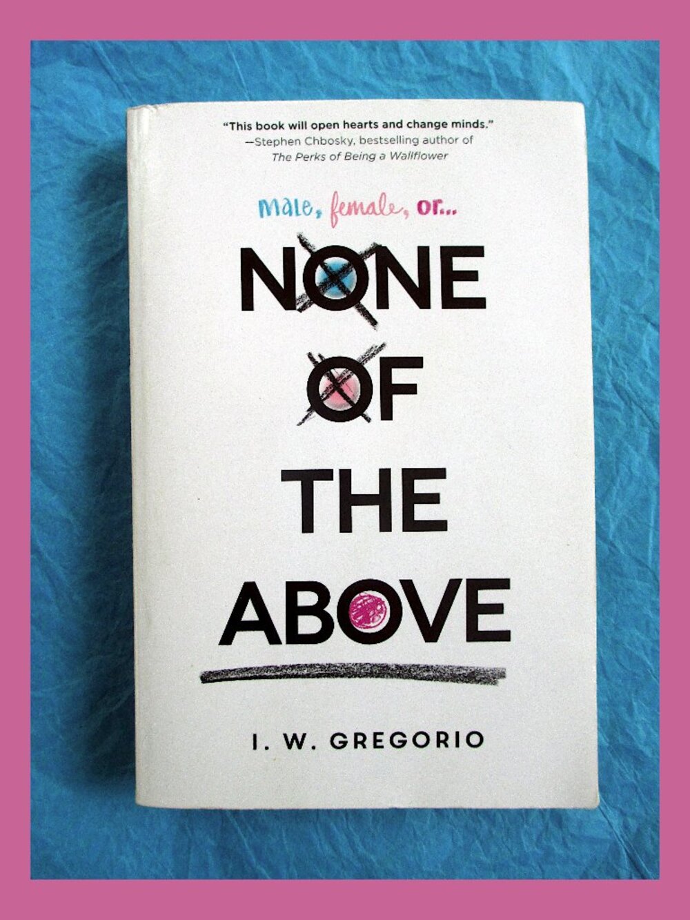 Book: None of the Above, a Novel by I.W. Gregorio